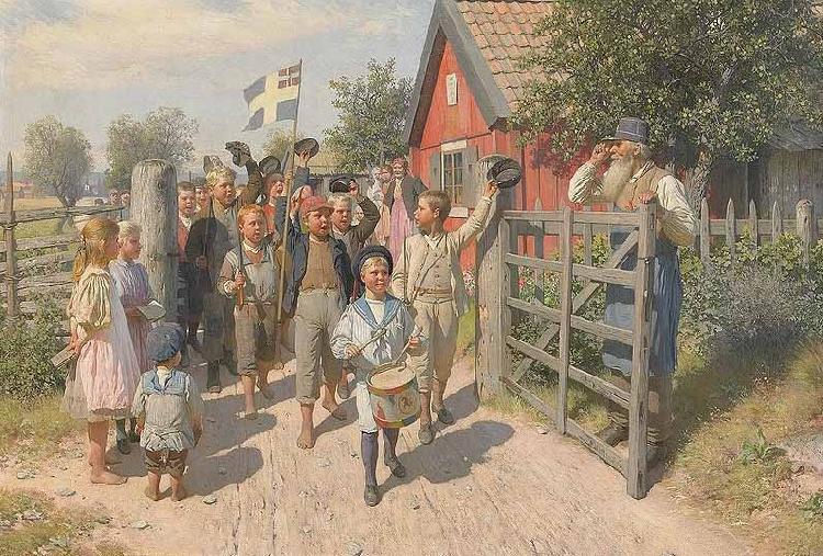 august malmstrom The old and the young Sweden